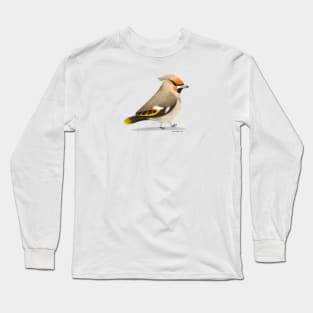 Bohemian Waxwing Long Sleeve T-Shirt